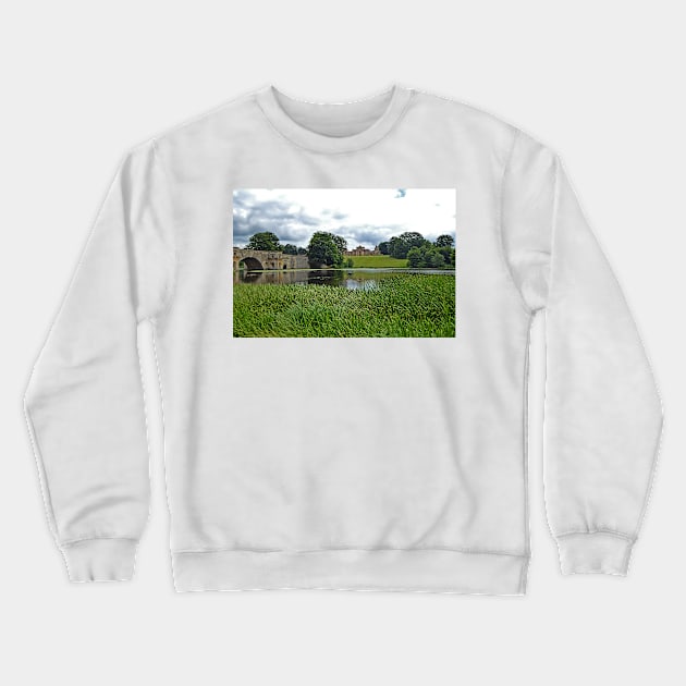 Grounds of Blenheim Palace Woodstock England UK Crewneck Sweatshirt by AndyEvansPhotos